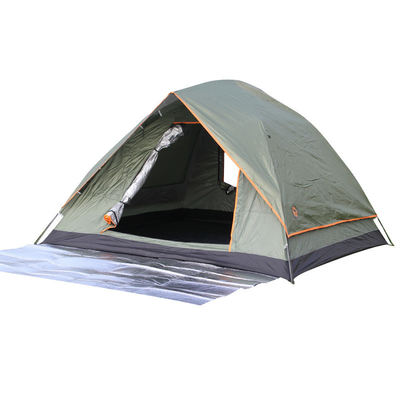 4 personas de acampada de aluminio tienda de campaña al aire libre con original hexagonal/Diamond clavos de tierra