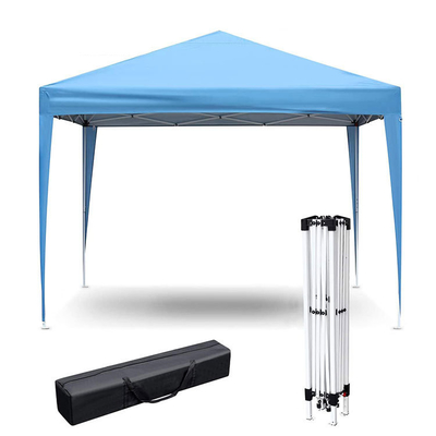 Cuadro de acero inoxidable cubierta de poliéster Toldo plegables tienda plegable al aire libre Gazebo 3x3