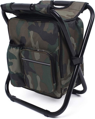 3 en 1 Mochila portátil plegable con enfriador de mochila Instalaciones de ocio para sillas de playa y camping