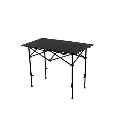 Acampada de hierro ligero al aire libre Picnic Alturas ajustables de tabla plegable de madera