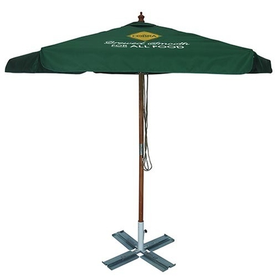 Cubierta impermeable 180g Tejido de poliéster Paraguas de jardín con logotipo impreso