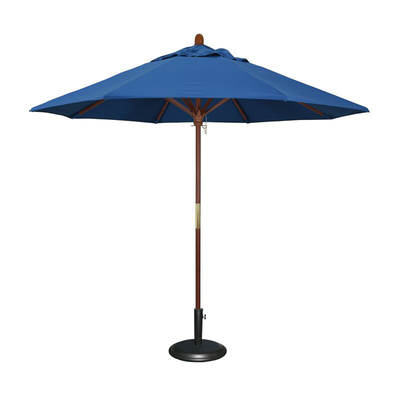 Ocio al aire libre Poliéster impermeable Paraguas de jardín Parasol para adultos de toda la temporada